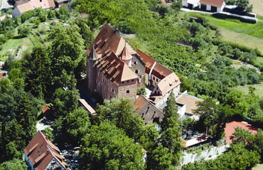 Burg Wernfels Luftaufnahme