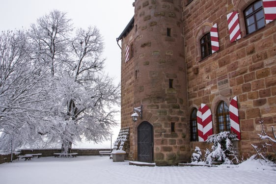 Burg Wernfels Winter